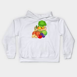 Vegetables Kids Hoodie